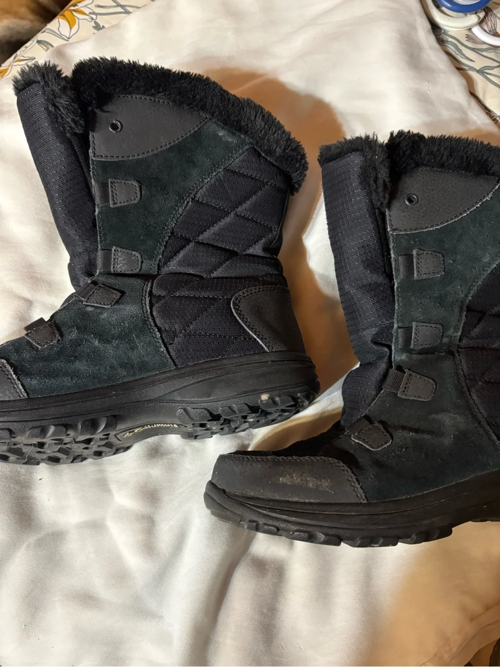 Columbia Black Women's Insulated Winter Boots